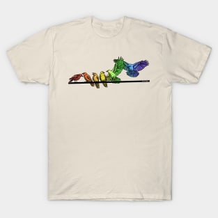 Rainbow Crows T-Shirt